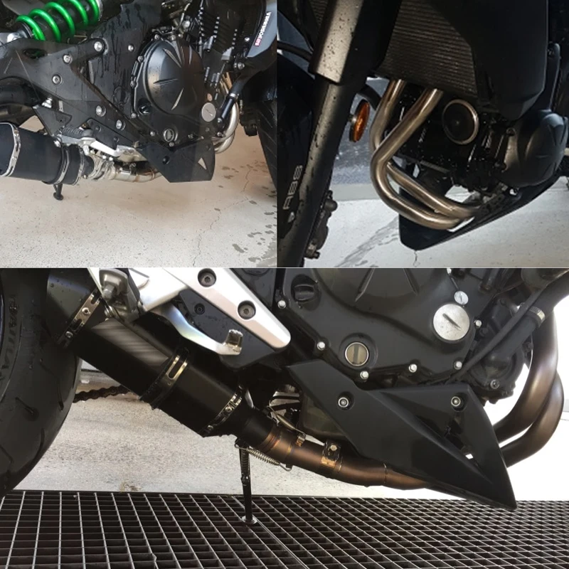 Глушитель выхлопной трубы для Kawasaki ER6N ER6F Ninja 650 2012 2013 2014 2015 2016|Выхлопные и системы| |