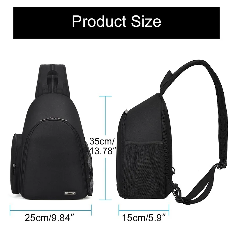 caden outdoor camera backpack waterproof shockproof scratch resistant shouder bag for dslr camera cross body bags 2020 newest free global shipping