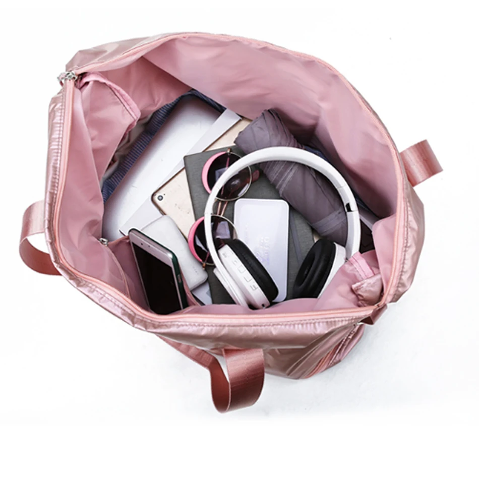 

New Women's Bag in Summer of 2020 European and American Fashion Waterproof Oxford Fabric Mass Fitness Travel Bag