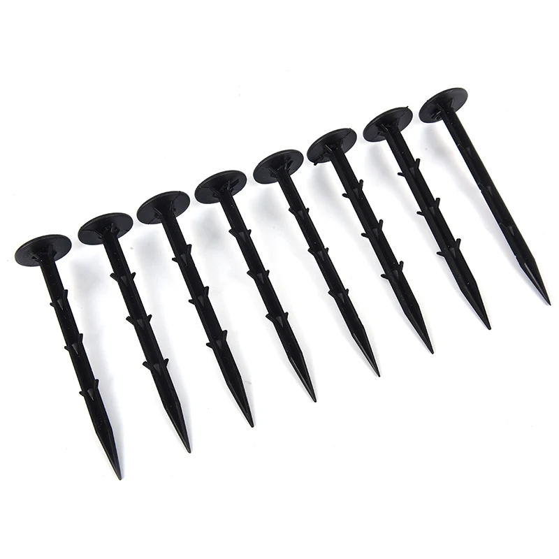 50 шт./упак. черный PP мульча затенение вредителей Управление центра сада ногтей