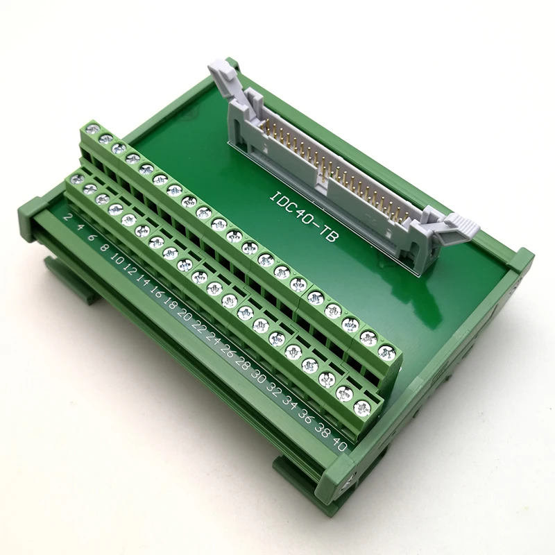IDC 40 core PLC релейный клеммный блок Клеммная рейка установка Niujiao плата