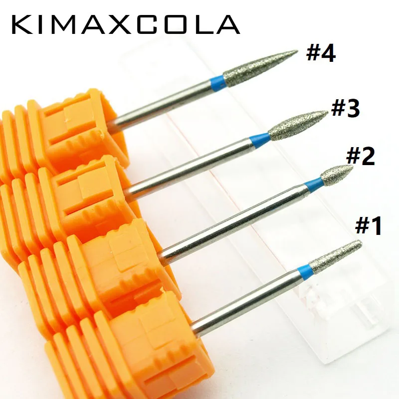 KIMAXCOLA алмазные пилки для ногтей сверла заусенцы фреза маникюра электрическая