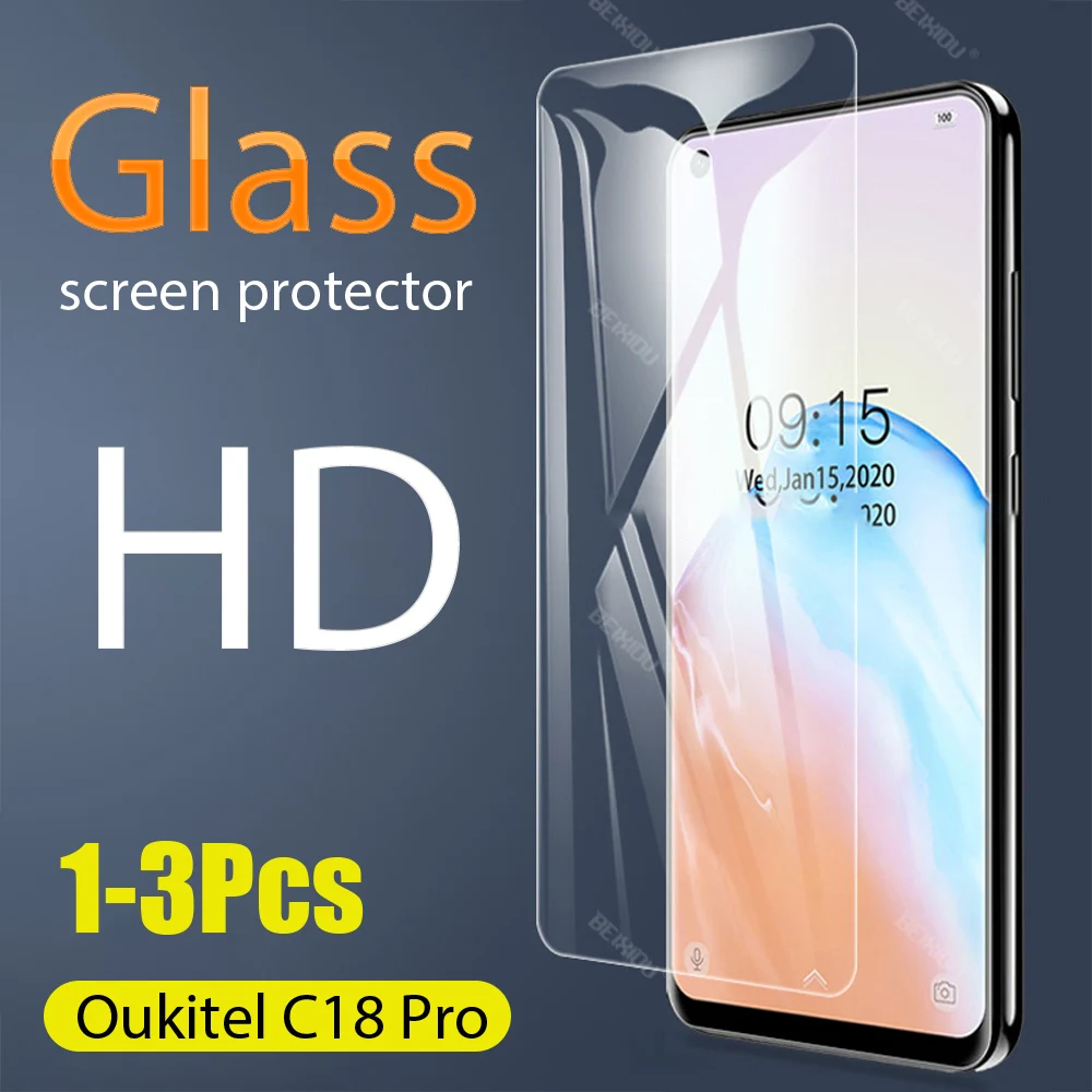 Закаленное стекло для Oukitel C18 Pro закаленное 2.5D 9h профессиональная защитная пленка
