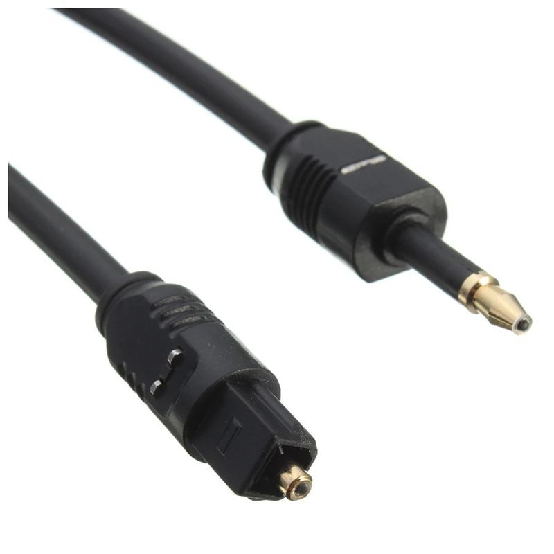 Горячая 3C-1m 3ft Toslink для мини-разъем 3 5 мм Цифровой оптический SPDIF аудио кабель с
