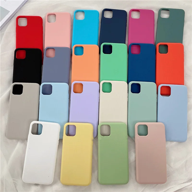 

Funda De Silicona Para IPhone 6/6S 7/7S 8 7Plus/8Plus X Xs Xr 11 SE 2020