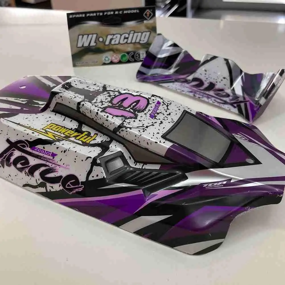 

Plastic RC Car Body Shells Tail For WLtoys 1:12 124019 Purple Accessories 124019-1836 RC Car B4U6