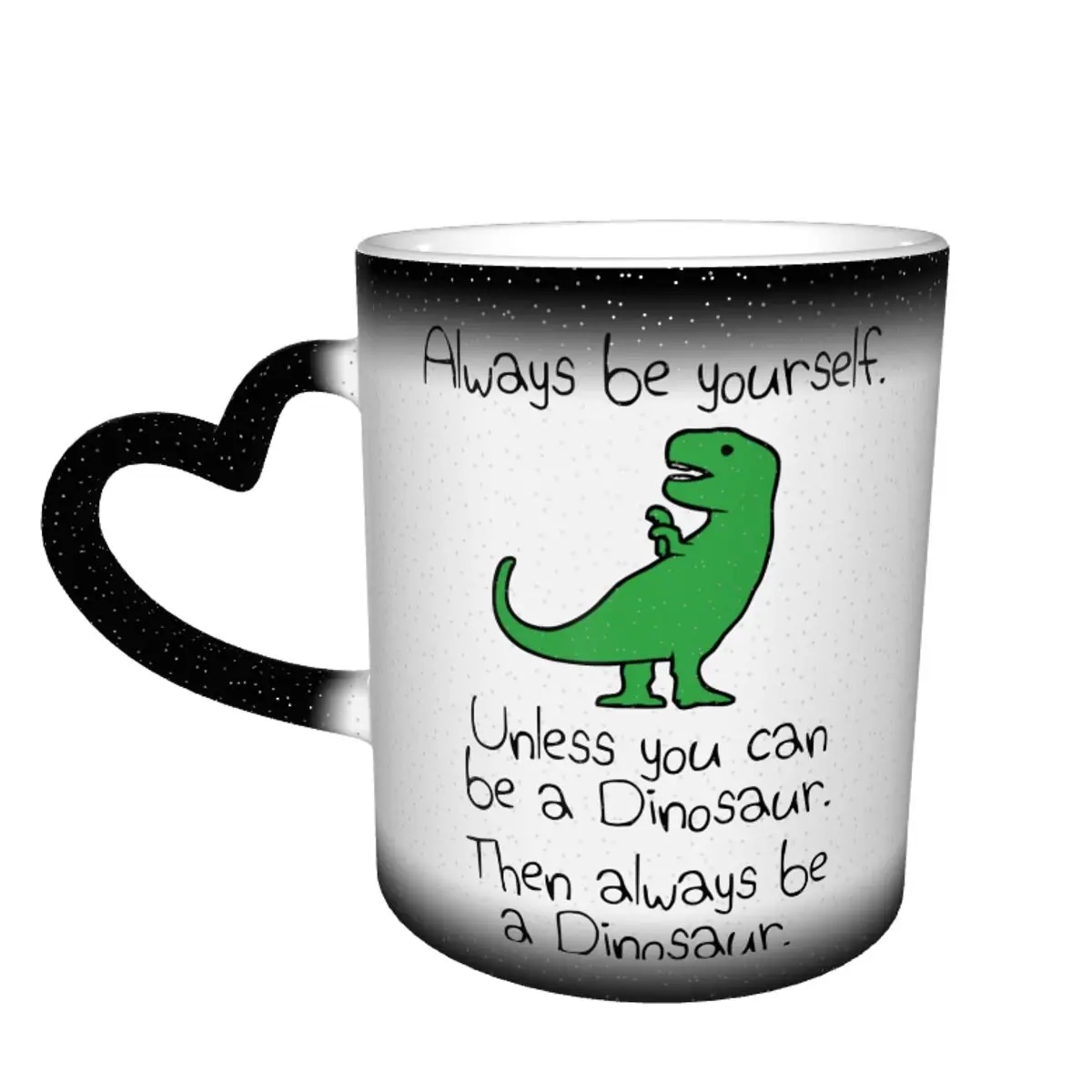 

Dino Mug Latte Color Changing Mug Creative Novelty Pottery Cups