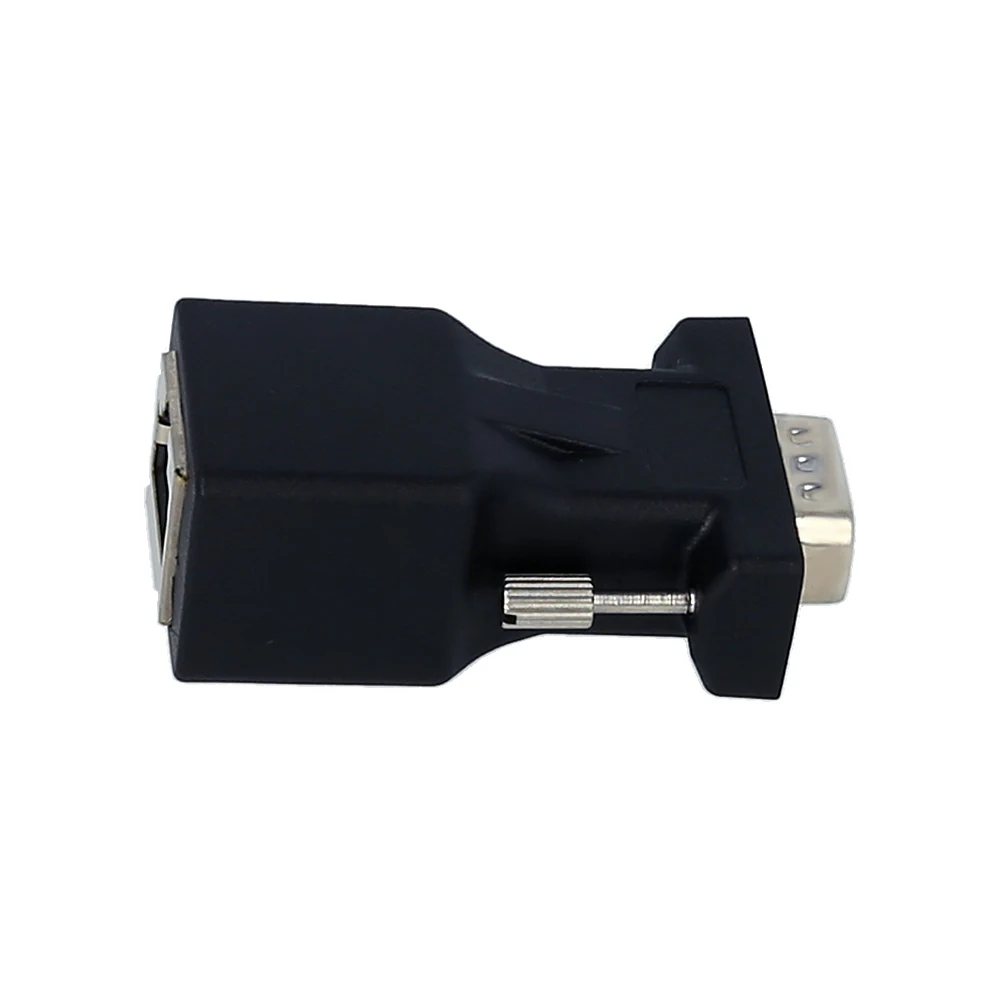 Адаптер VGA к RJ45 2 шт. Переходник папа Ethernet-порт конвертер CAT5e CAT6 сетевой Кабельный