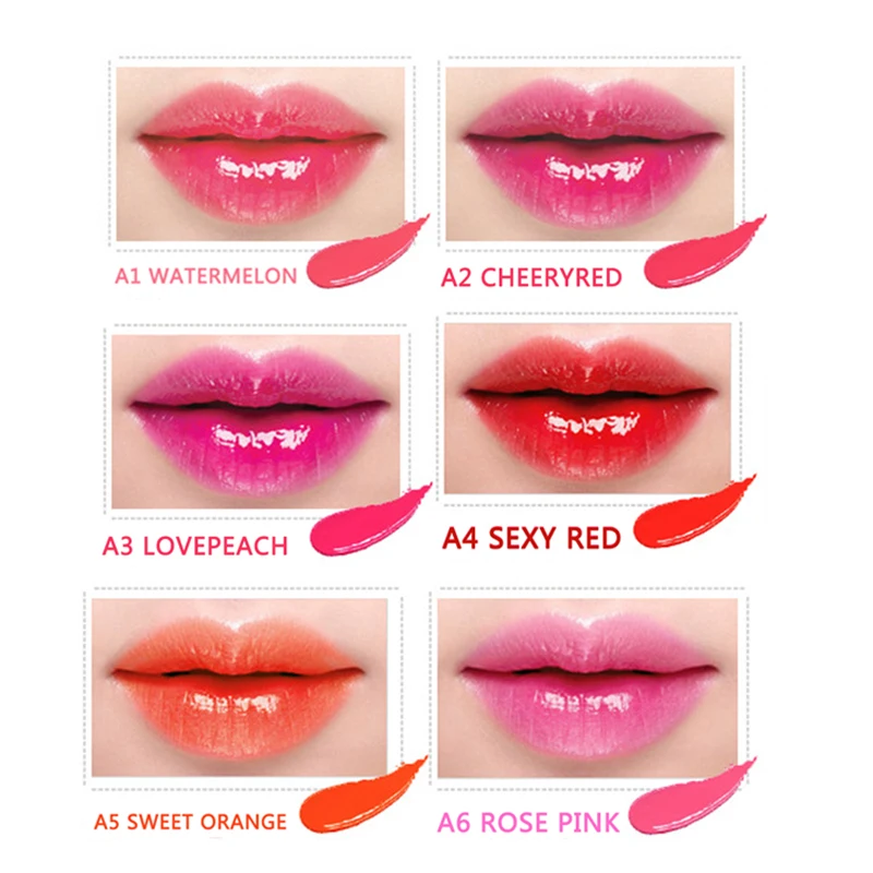 Зеркальное окрашивание увлажняющая глазурь для губ водостойкая антипригарная