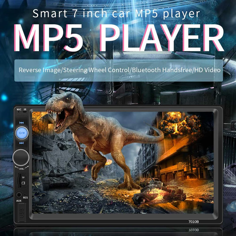 

Ymesy Car Video Players Android Apple Internet HD 7-inch MP3 Card Locomotive MP5 Player Bluetooth Call Reversing Party Control