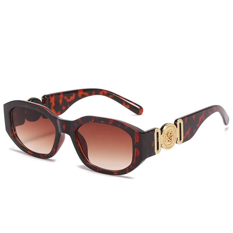 2021 New Women Fashion Trend Sunglasses Ladies Retro Rectangular Glasses Female Eyeglass Square Driver Goggles