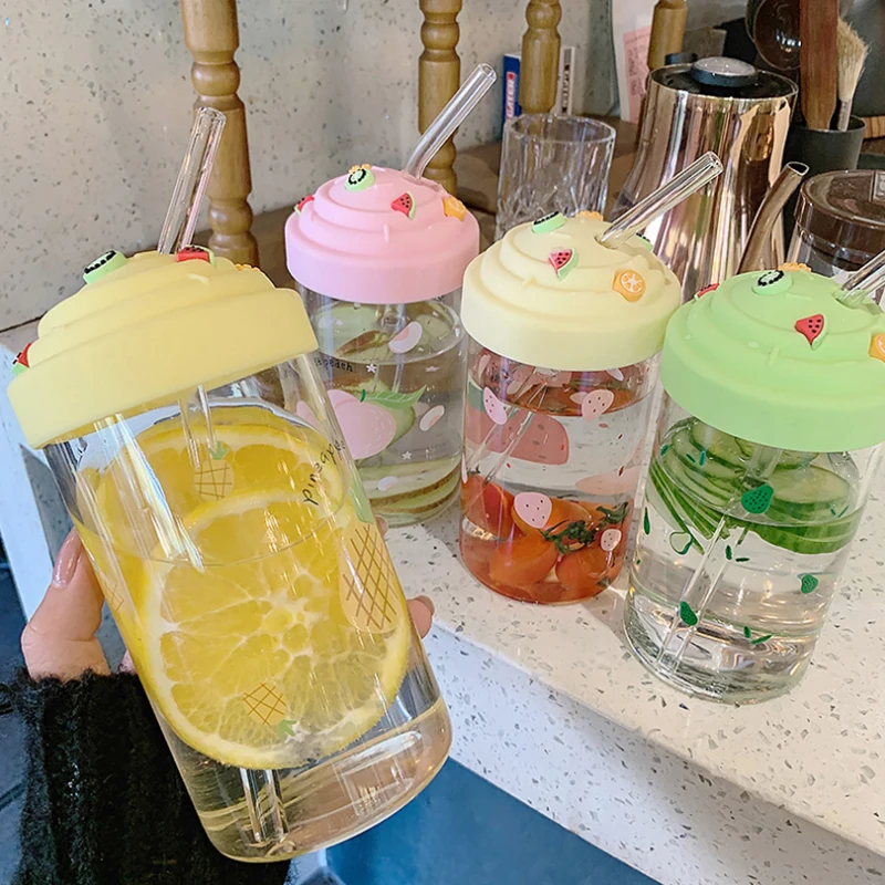 Милый стеклянный персональный мультяшный Прозрачный чехол для девочки с