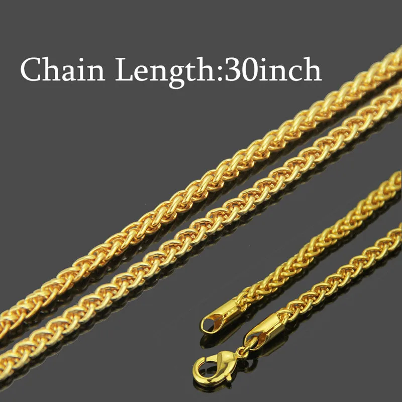 Мужская цепочка ожерелье цепи Чокеры длинное s винтажная коробка лисий хвост