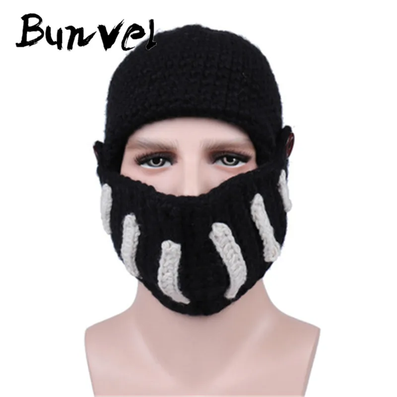 Bunvel семейная зимняя Новинка для папы и сына вязаная шапка в римском стиле малышей