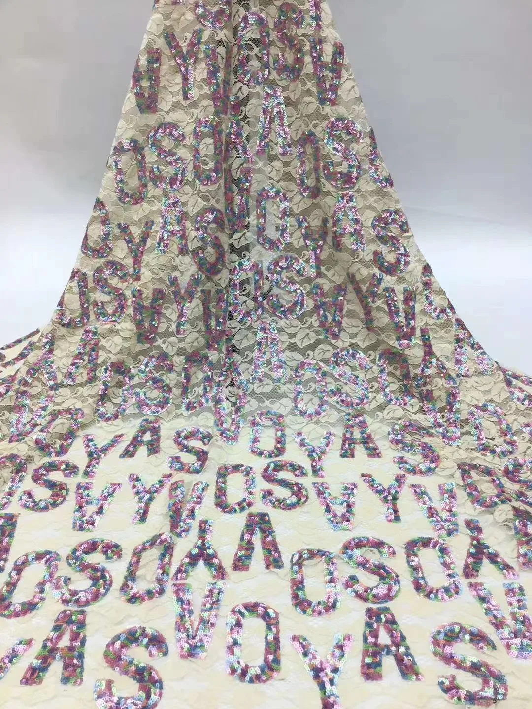 

African French Lace Fabric Sequins African Lace Fabric 2020 Embroidery High Quality French Tulle Lace FJ4271