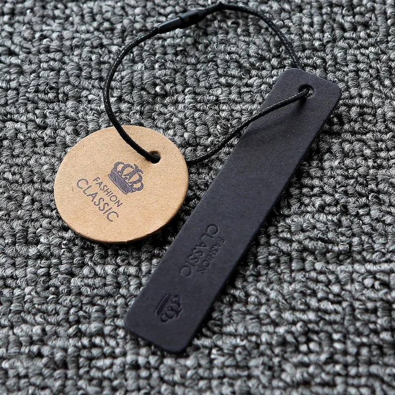 Крафт бумага + черная карточка бронзирование трафаретная печать комплектные