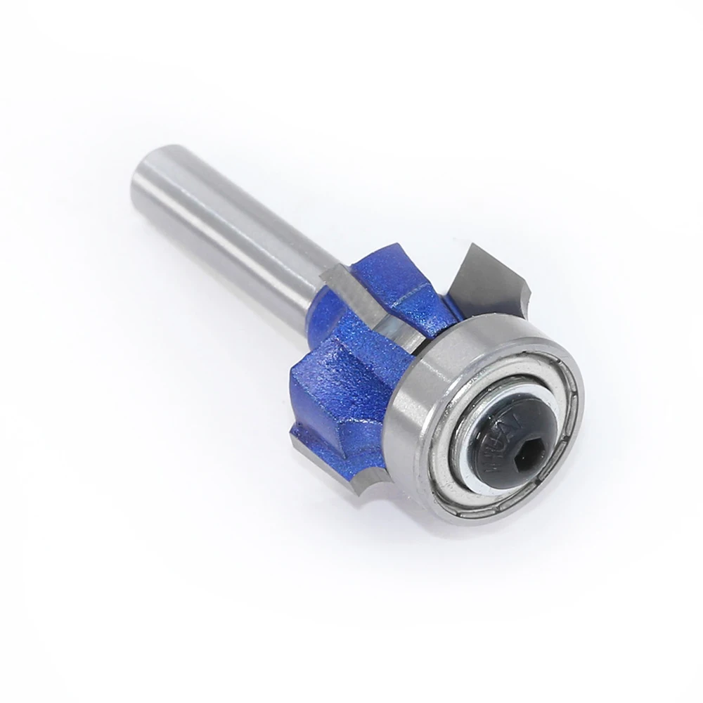

1pc 6mm 8mm 1/4inch Shank 4 Teeth Router Bit R1 R2 R3 Trimming Knife Edge Trimmer Woodworking Milling Cutter for Wood