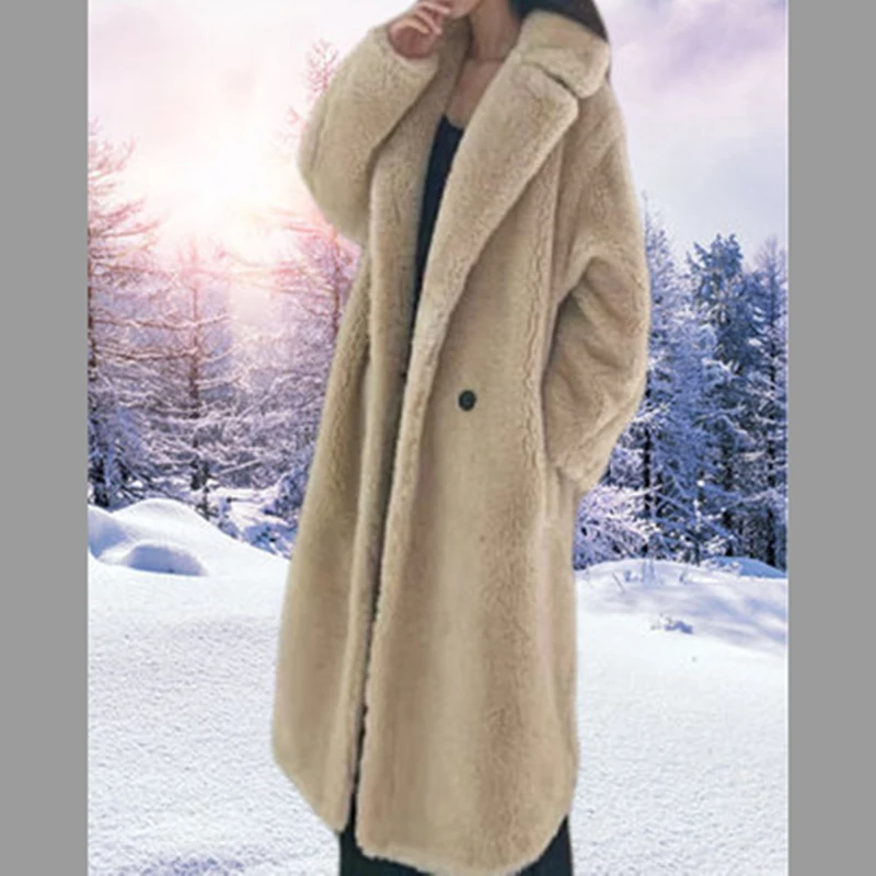 

New Autumn And Winter 2020 Doudoune Femme Medium Length Lcelandic Plush Coatlothing Loose And Thick Imitation Lamb Wool Top Coat