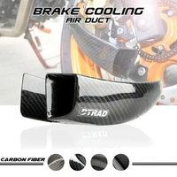 motorcycle front disc cooling air ducts brake caliper cooler channel carbon fiber for ducati monster 797 hyperstrada 821