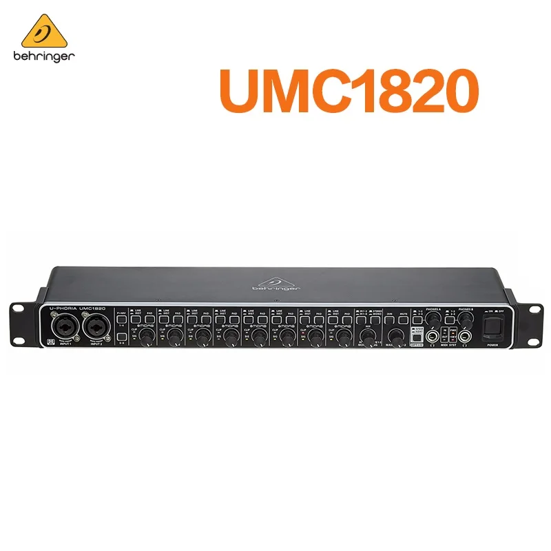 Звуковая карта BEHRINGER UMC1820 аудиофил 18x20 USB аудио/MIDI интерфейс с микрофоном