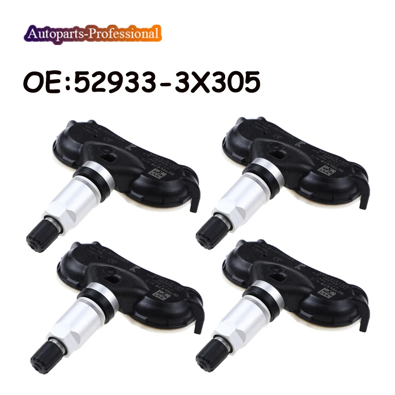 

4pcs/lot Car TPMS Sensor 52933-3X305 529333X305 For 2011-2017 Kia Rio [UB] Kia Cerato [YD] Forte TPMS Tire pressure Sensor