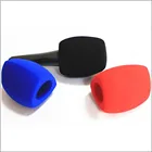 Пенный (мягкий) микрофон ветрозащитный микрофон с поролоновой крышкой для портативного микрофона микрофоны для интервью 3 цвета