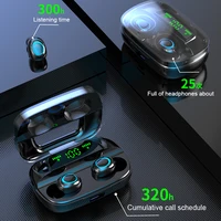 Sport Fitness Wireless Earphones Bluetooth Earphone TWS Earphones Noise Canceling Handsfree Cordless Headset Earbuds For Mobile