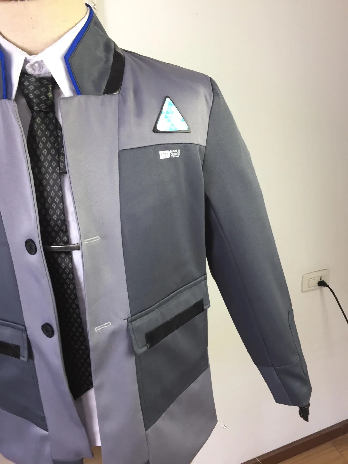 Детройт стать человеком Косплей костюмы Коннор костюм Хэллоуин Вечеринка