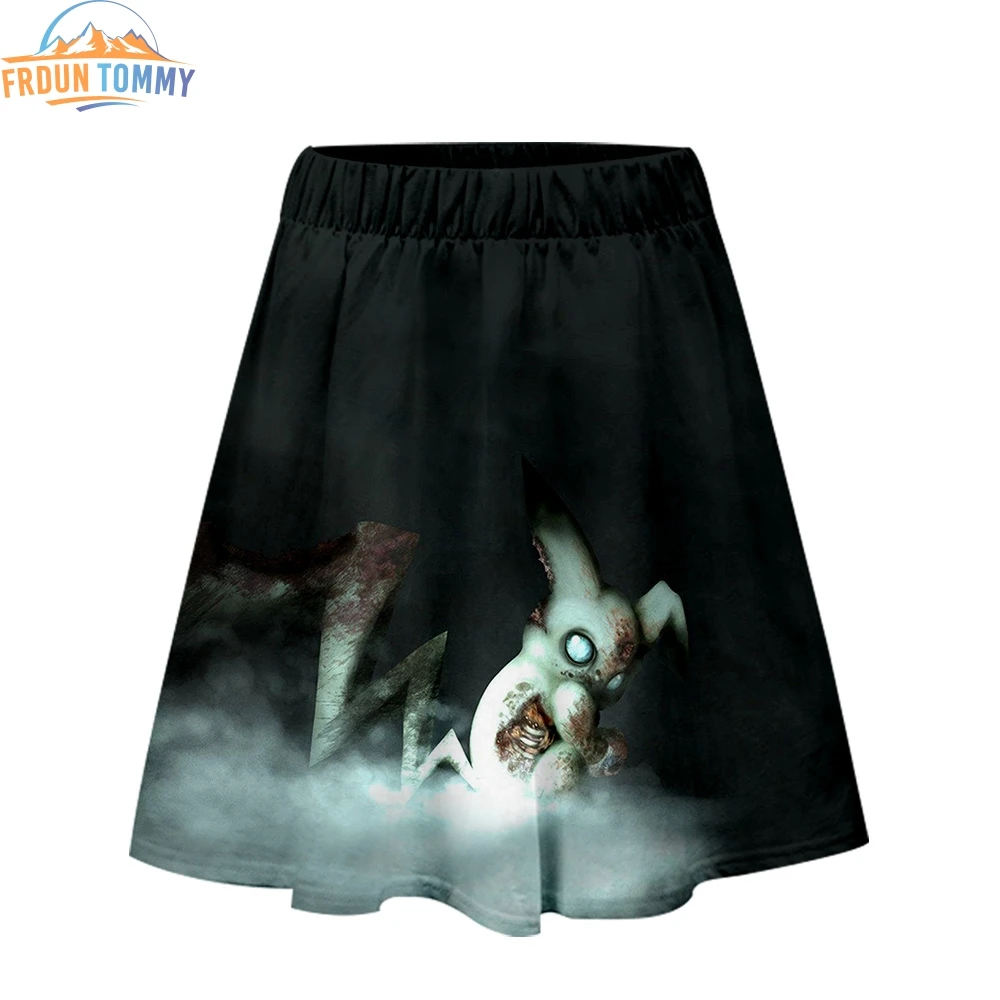 2019 новый стиль creepypasta 3D печать одежда повседневная юбка женская летняя