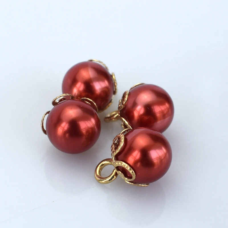 10 шт. Звездные высококачественные пуговицы Модные Цветные жемчужные золотые с