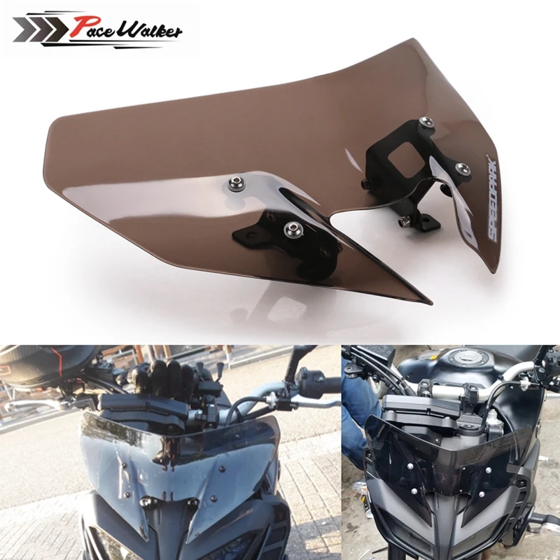 Лобовое стекло для YAMAHA MT 09 / SP FZ 2017 2020 лобовое паре Бриз Мотоцикл Обтекатели 09SP MT09