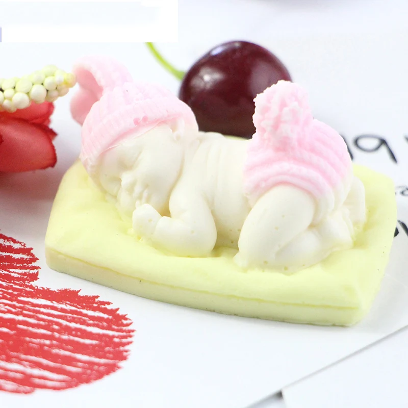 Новая 3D детская силиконовая форма для мыла сна изготовления пищевого силикона