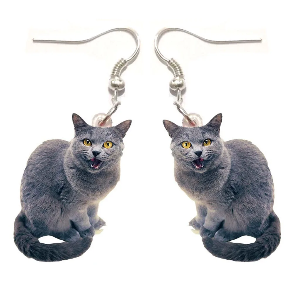 

Acrylic Earrings Mexican Cat Cute Dog Fashion Women Ladies Jewelry Not 3D Dangle Earring Clothes Big Style Pendant Gift Girl Toy