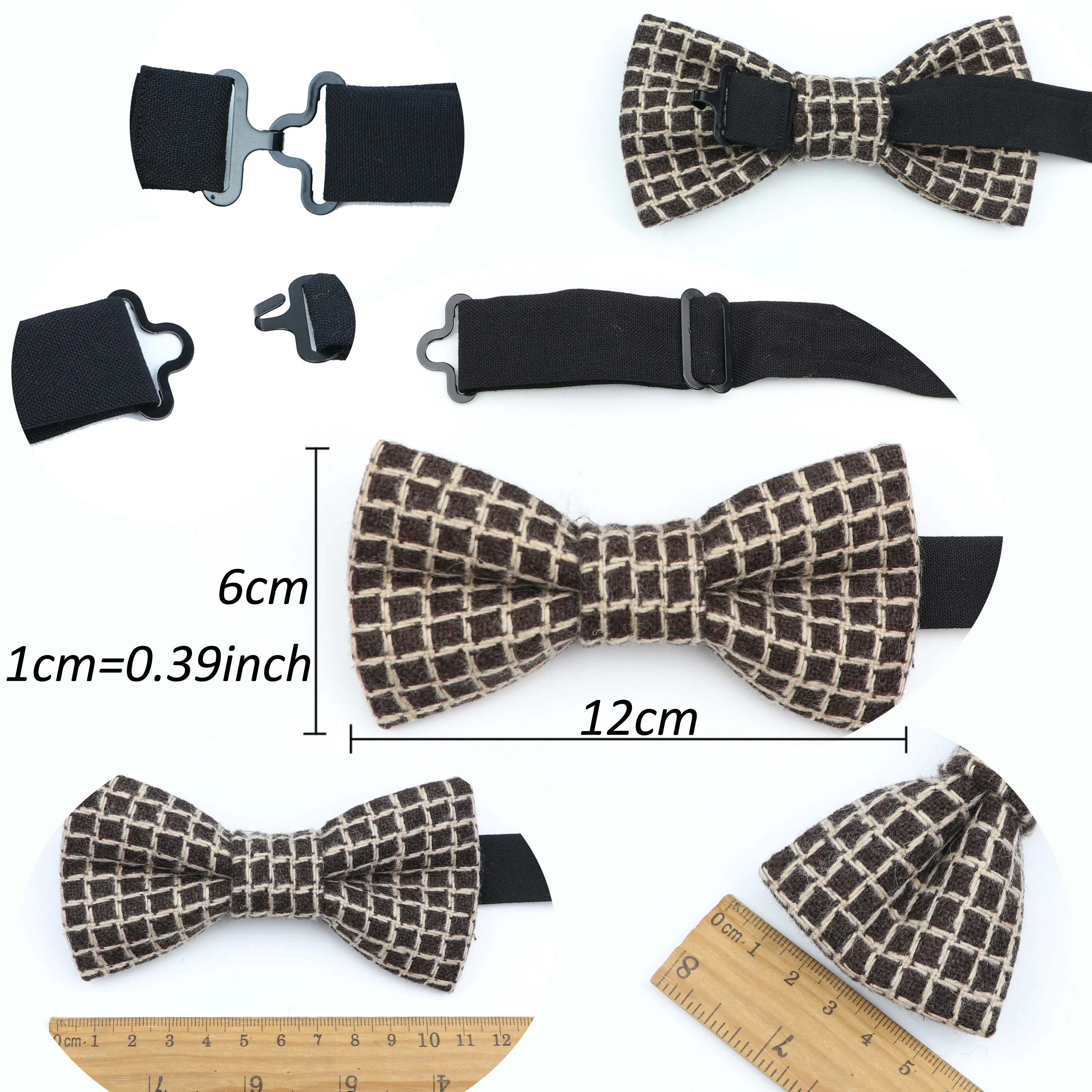 Новинка 100% шерстяные галстуки бабочки для мужчин модные регулируемые жениха