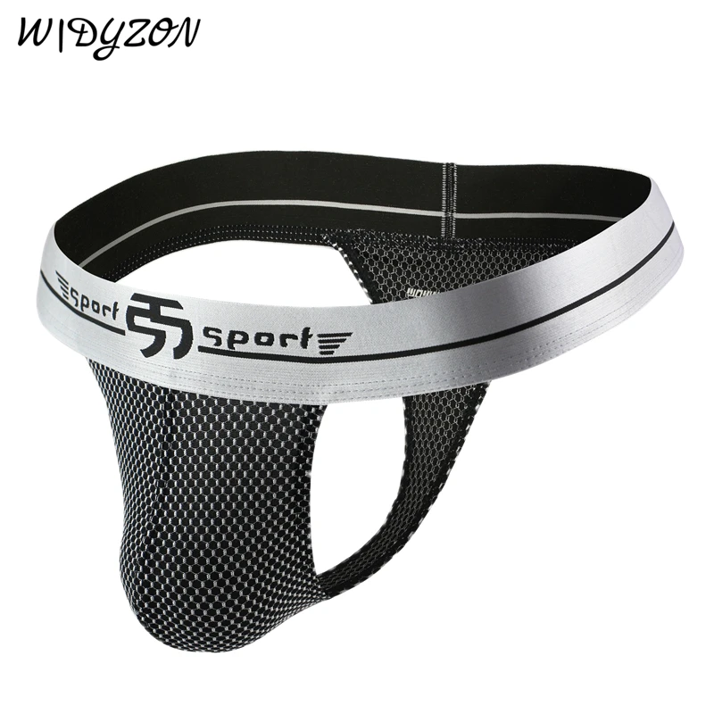 WIDYZON Мужские Дышащие Стринги Нижнее Белье Трикотажные Нейлоновые С Низкой