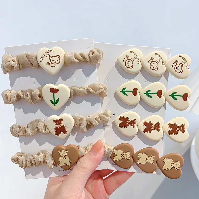 Pinzas para el pelo de dibujos animados para ni&ntilde;a, accesorios para el pelo de ni&ntilde;os, herramientas de peinado, pasadores, ropa para el cabello para ni&ntilde;o-0