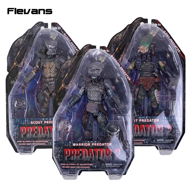 NECA Хищник 2 произошла потеря/Скаут/воина хищник ПВХ движущаяся фигурка