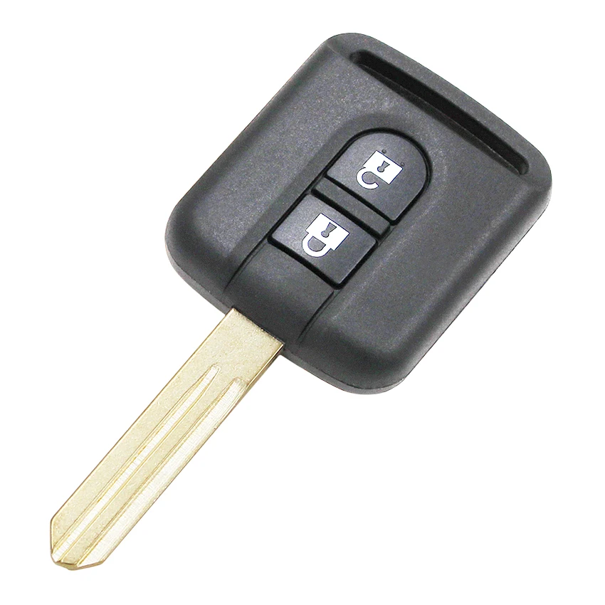 Чехол-оболочка для дистанционного ключа 2 кнопки Nissan Elgrand X-TRAIL Qashqai Navara Micra Note Cabster