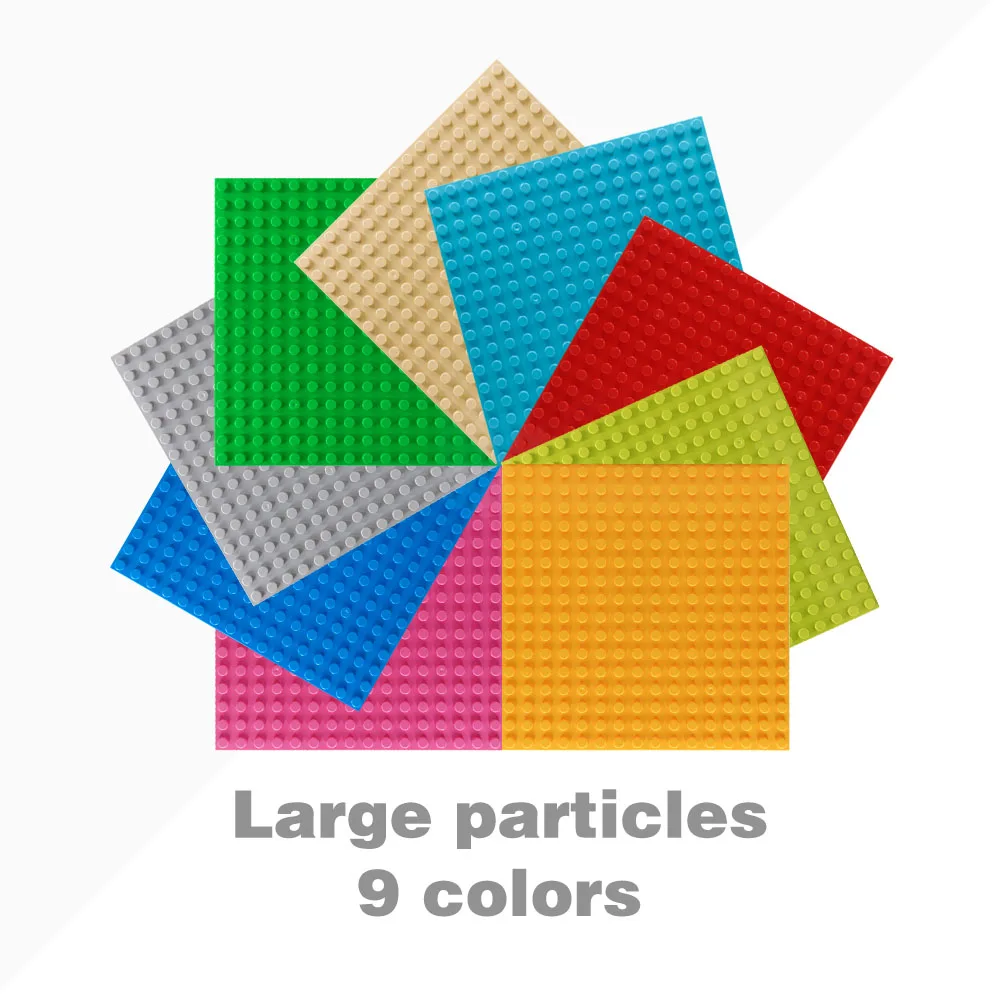 

Большие частицы строительные блоки duploed базовые пластины кубики аксессуары игрушки для детей Подарки совместимы с плинтусами