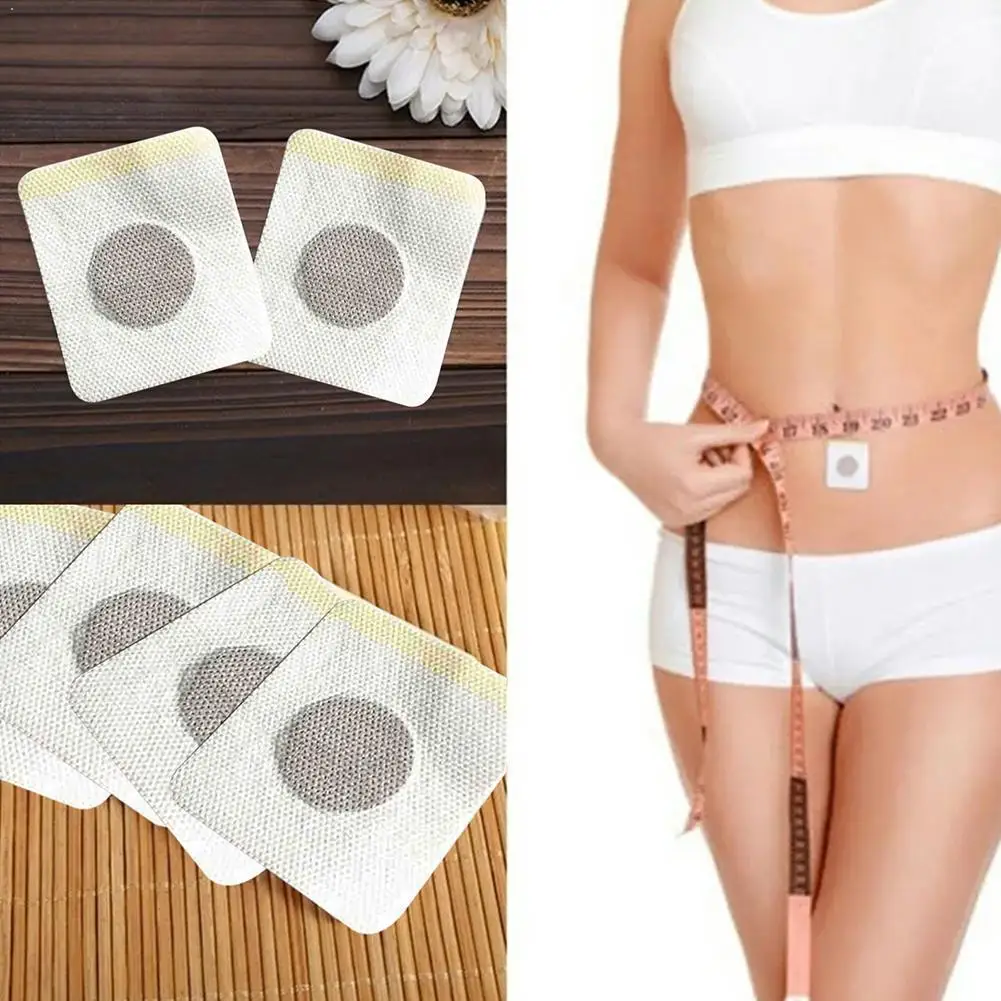 Slimming Navel Sticker Slim Patch Weight Loss Burning Reduce Extracts Fat Bean Appetite Mouth Green Dry Coffee K1S7