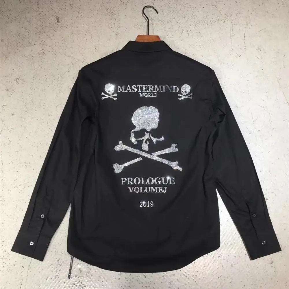 1 Мужские футболки Mastermind World t-shirt лучшее качество бурение логотип Mastermind тройники Япония Harajuku топы для женщин - Цвет: 1