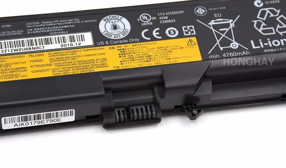 70+ Аккумулятор для ноутбука LENOVO ThinkPad T430 T430i T530 T530i L430 L530 W530 45n1000 E40 E420 SL410 SL510 T410 L520