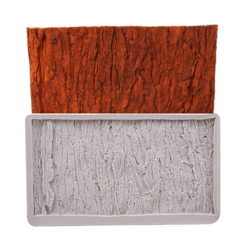 Дерево коры текстуры деревянный узор коврик силиконовая форма для помады