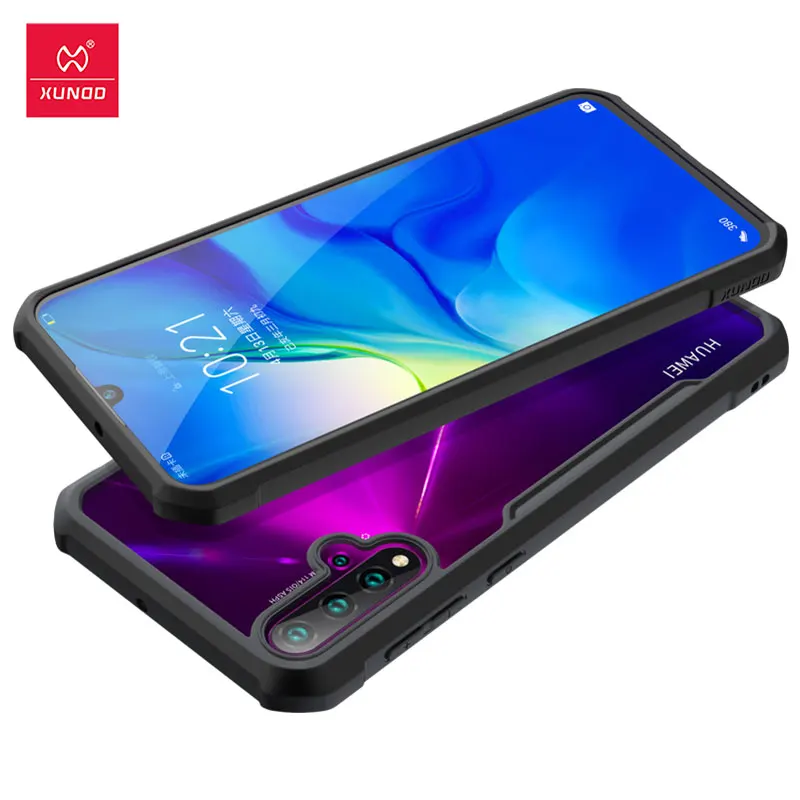 XUNDD Shockproof Case For Huawei Mate 30 Lite Transparent Cover Protective Back Airbag Bumper Shell Nova 5i Pro |