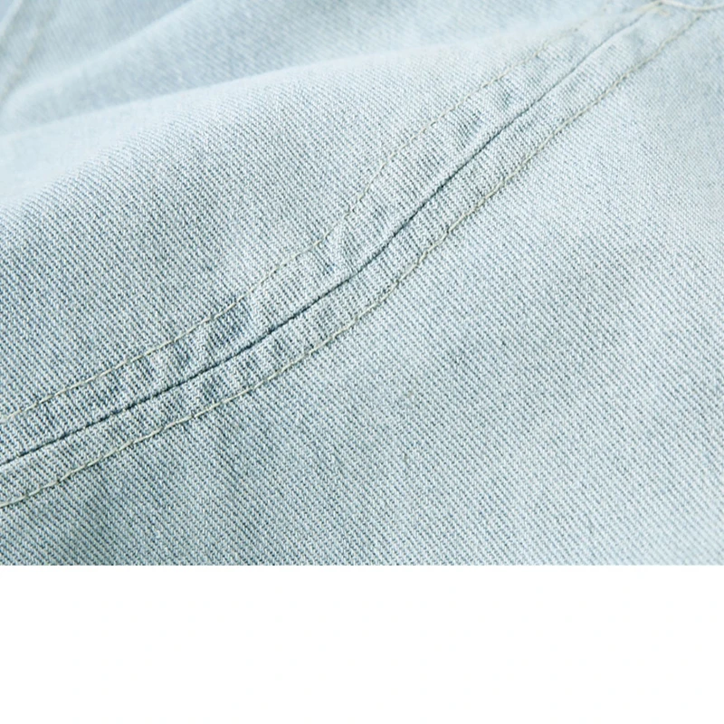 

Streetwear Fashion Jeans For Women 2021 Summer Korean Style High Waist Straighted Tube Loose Personality Long Pants With Holes