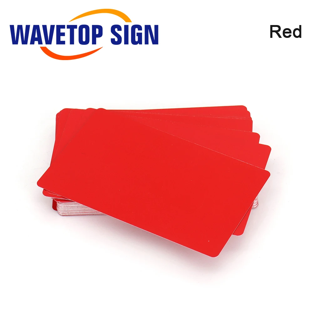 Металлический лист WaveTopSign 100 шт./лот из алюминиевого сплава толщиной 0 2 мм для