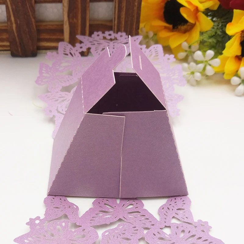 

50pcs Butterfly Candy Box Wedding Gift Box Wedding Decoration Baby Shower Activity Party Supplies Birthday Ornament 5ZT17