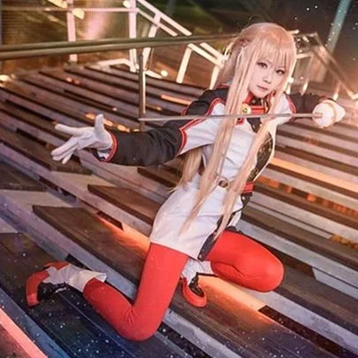 Костюм для косплея из аниме Искусство меча милая девушка Юки юуки Асуна с