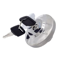 1 set motorcycle petrol fuel gas tank cover cap lock silver with 2 keys fit for honda shadow spirit vt750 dc c2 vlx vt600