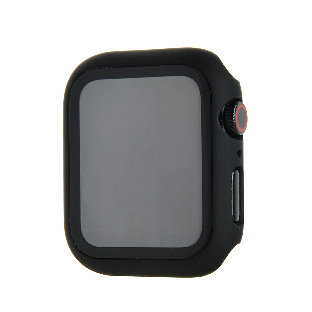Закаленное стекло с полным покрытием 360 для Apple Watch 44 мм 38 42 40 серия 5 4 3 2 1 защита
